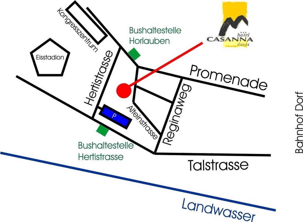 Casanna Hotel Davos City Center Luaran gambar